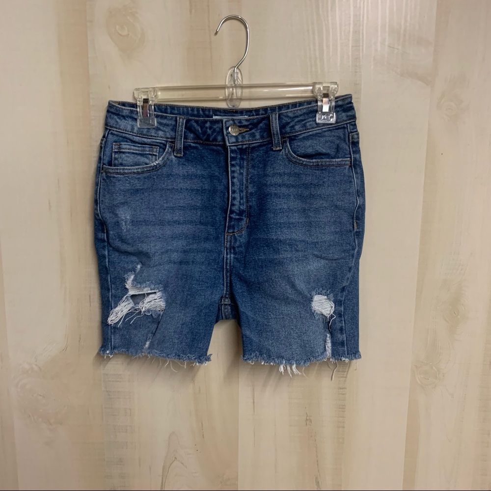 Cello High Rise Denim Shorts Size 7 / 28